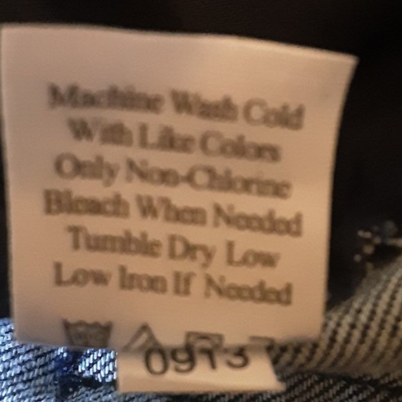 🌞 Coldwater Creek Cropped Jeans with Polka-dot Cuff Size 10 - Picture 16 of 16